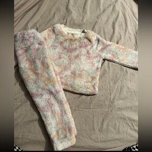 Kids Tie Dye Fleece Set 4T